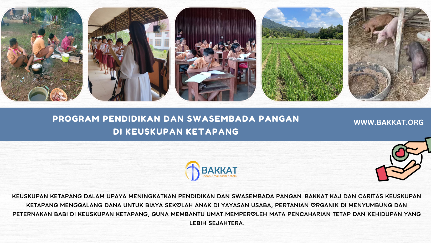 PENDIDIKAN DAN SWASEMBADA PANGAN KEUSKUPAN KETAPANG