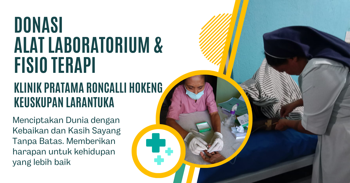 Donasi Alat Lab & Fisioterapi Klinik Roncalli